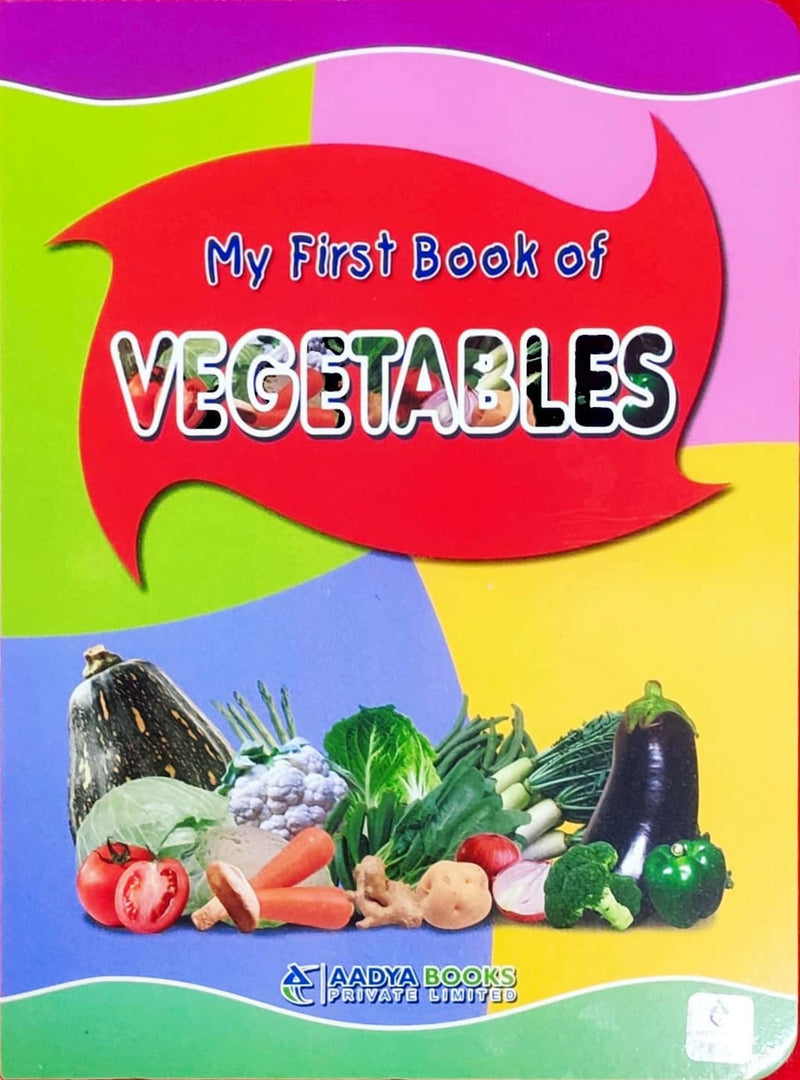 First Library | Set of 5 Board Book | ABC, Vegetable, Fruits, Animals, Birds | Early Learning | For 0-2 Years Old