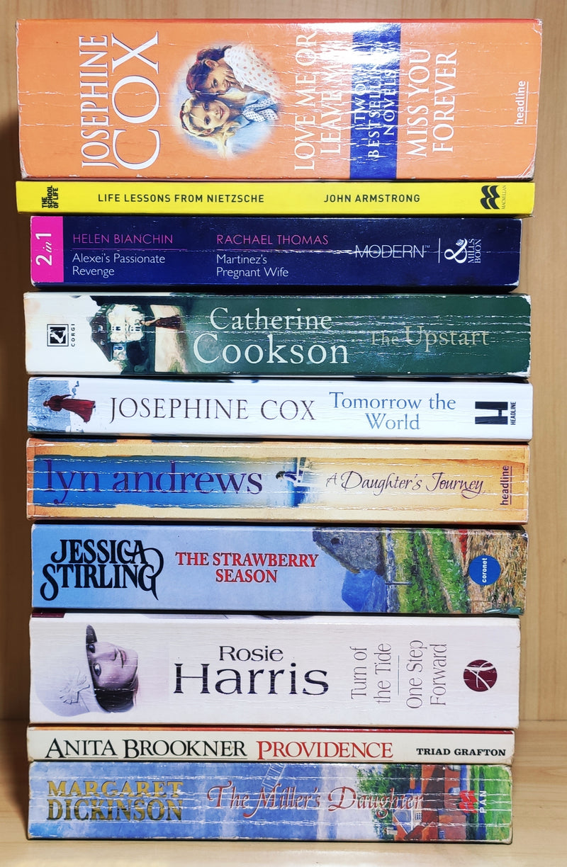 Mixed Popular Fiction | Pack of 10 Books | Condition: Good | Free Bookmarks