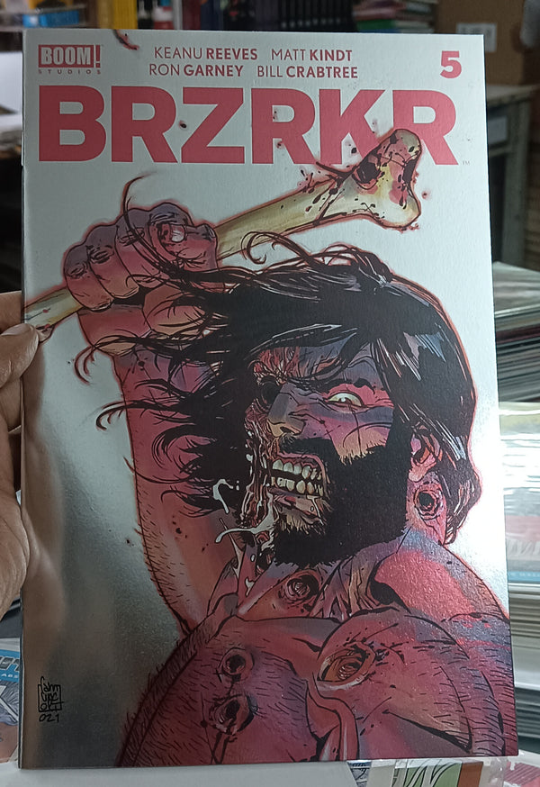 BRZRKR  |  Issue#5 | Year:2021 | Series:  | Pub: Boom! Studios | Variant Foil Cover