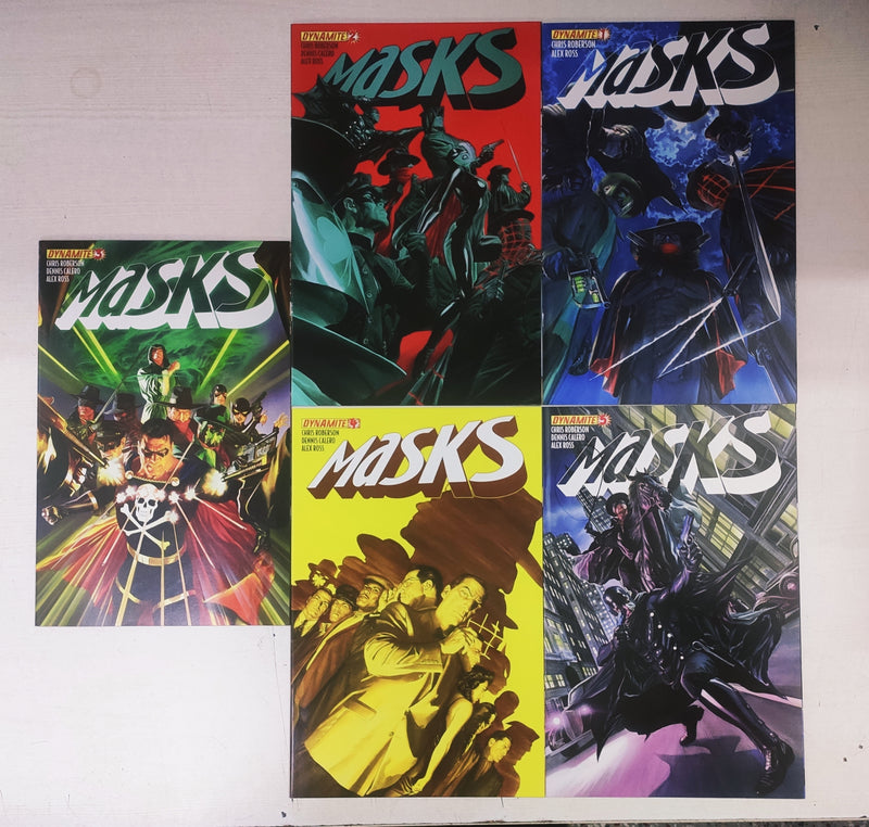 Masks  | Full Series of Comics set issue 1 to 5