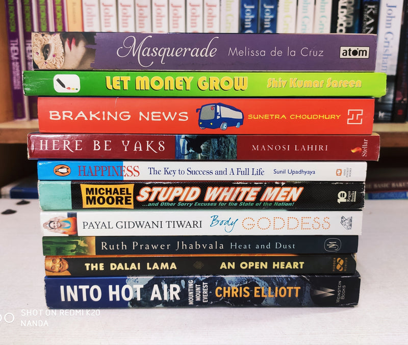 (Brand New) Set of 10 Books | Mixed Genres | Condition: New | FREE Delivery & Bookmarks