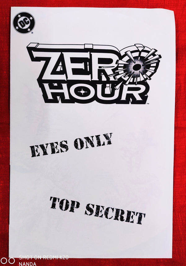 Zero Hour by DC Comics | Black & White Print | Pages:4 |