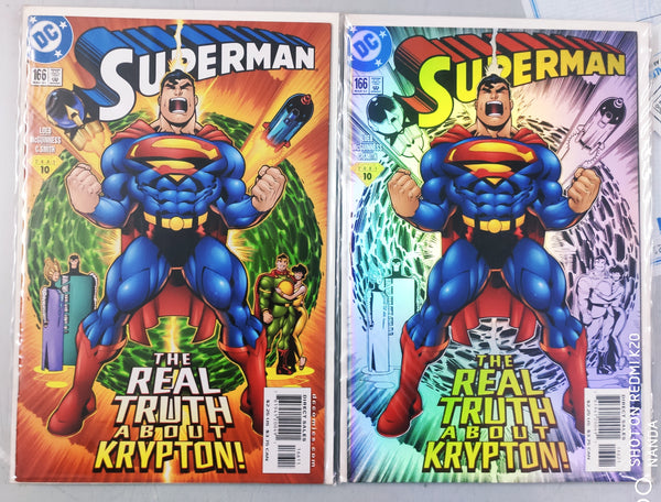 Superman #166 | Collector's Issue | Set of 2 Books | Pub: DC Comics