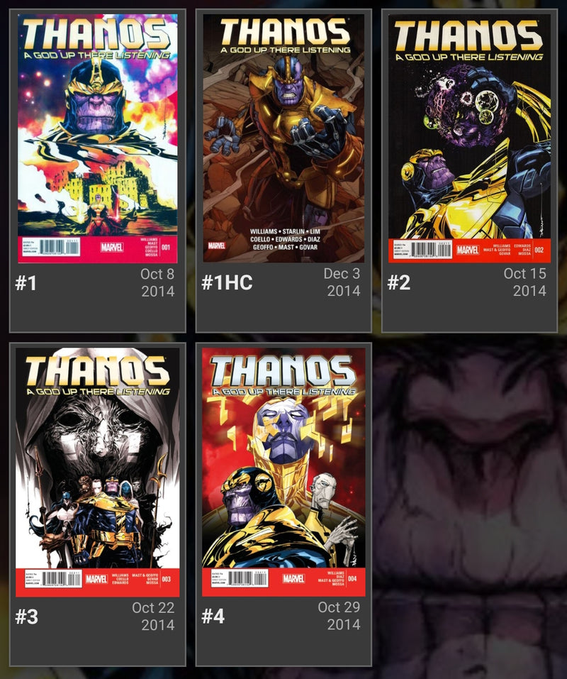 Thanos: A God Up there Listening : Set of 5 Books | Pub: Marvel