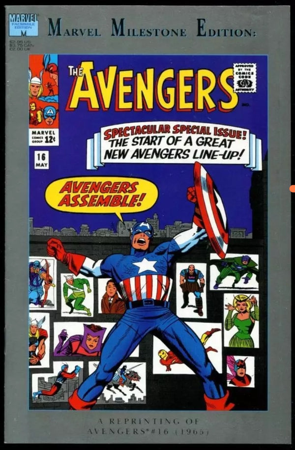 Marvel Milestone Edition | Reprint of Avengers #16 (1965) | Pub: Marvel