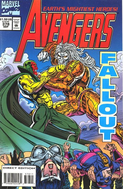 The Avengers, Vol. 1 Echoes of History |  Issue#378A | Year:1994 | Series: Avengers | Pub: Marvel Comics | Direct Edition