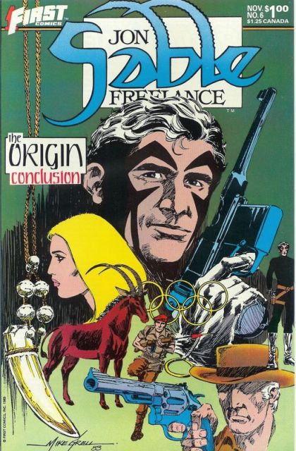 Jon Sable, Freelance A Deadly Shade Of Violent! |  Issue#6 | Year:1983 | Series: Jon Sable | Pub: First Comics |