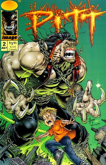 Pitt Dead or Alive |  Issue#2A | Year:1993 | Series: Pitt | Pub: Image Comics | Direct Edition