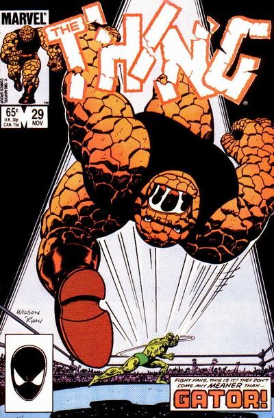 The Thing, Vol. 1 The Thing Vs. Gator |  Issue#29A | Year:1985 | Series: Fantastic Four | Pub: Marvel Comics | Direct Edition