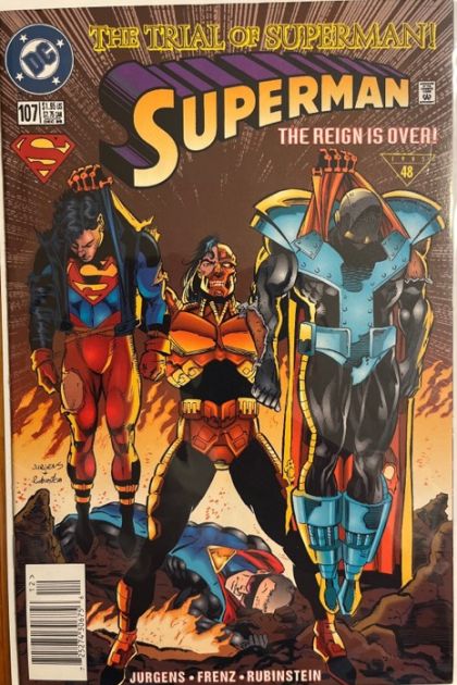 Superman, Vol. 2 Bottled Up! |  Issue#107B | Year:1995 | Series: Superman | Pub: DC Comics | Newsstand Edition