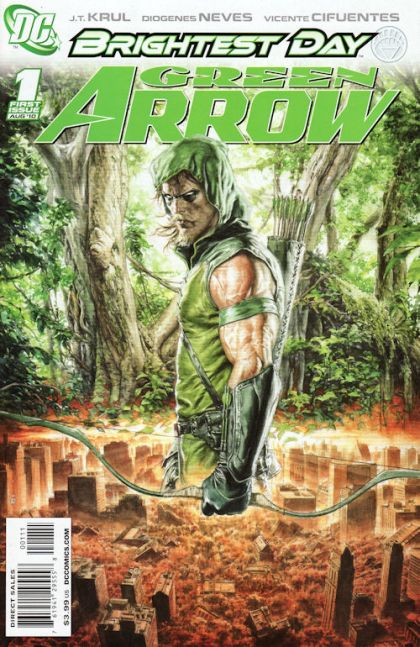 Green Arrow, Vol. 4 Brightest Day - Man of the People |  Issue#1A | Year:2010 | Series: Green Arrow | Pub: DC Comics | Mauro Cascioli Regular Cover