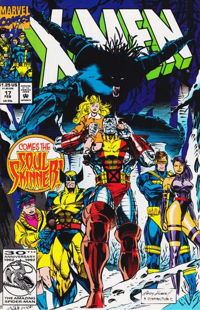 X-Men, Vol. 1 A Skinning of Souls, Part 1: Waiting For The Ripening |  Issue#17A | Year:1992 | Series: X-Men | Pub: Marvel Comics