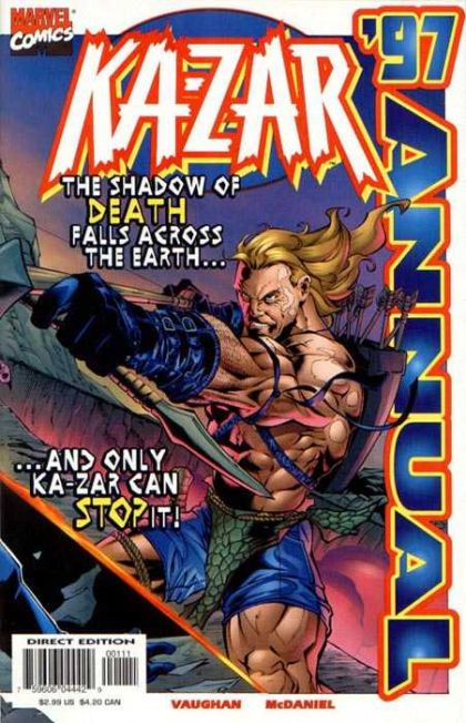 Ka-Zar, Vol. 4 Annual Foreshadows |  Issue#1 | Year:1997 | Series: Ka-Zar | Pub: Marvel Comics |