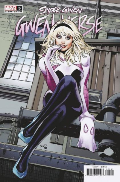 Spider-Gwen: Gwenverse  |  Issue#5C | Year:2022 | Series: Spider-Gwen | Pub: Marvel Comics | Greg Land Homage Variant