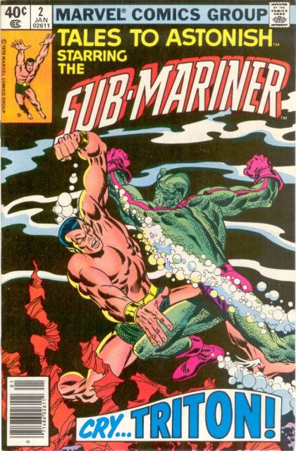 Tales to Astonish, Vol. 2 Cry... Triton |  Issue#2B | Year:1980 | Series:  | Pub: Marvel Comics | Newsstand Edition