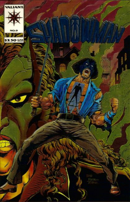 Shadowman, Vol. 1 Shadowmen |  Issue#0B | Year:1994 | Series:  | Pub: Valiant Entertainment | Cvr B Chromium Var Hall | Ryder