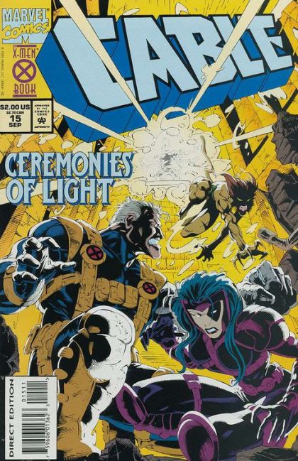 Cable, Vol. 1 Shadows |  Issue#15A | Year:1994 | Series:  | Pub: Marvel Comics | Direct Edition