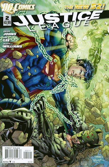 Justice League, Vol. 1 Justice League, Part Two |  Issue#2A | Year:2011 | Series: Justice League | Pub: DC Comics | Jim Lee Regular Cover