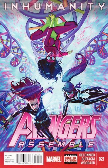 Avengers Assemble, Vol. 2 (2012) Inhumanity  |  Issue#21 | Year:2013 | Series: Avengers | Pub: Marvel Comics | Jorge Melina Regular Cover