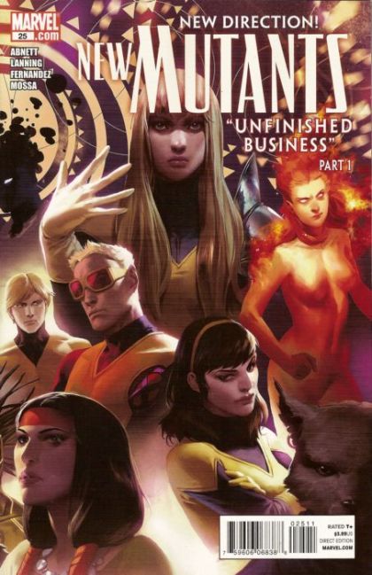 New Mutants, Vol. 3 Unfinished Business, Part 1 |  Issue#25A | Year:2011 | Series: New Mutants | Pub: Marvel Comics | Marko Djurdjevic Regular Cover