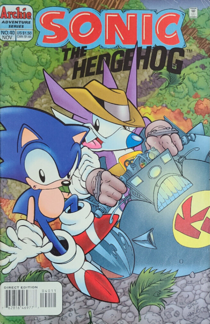 Sonic the Hedgehog, Vol. 2  |  Issue#40A | Year:1996 | Series: Sonic The Hedgehog | Pub: Archie Comic Publications | Direct Edition