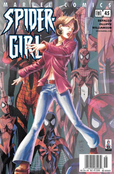 Spider-Girl, Vol. 1 Secret Lives |  Issue#45B | Year:2002 | Series:  | Pub: Marvel Comics | Newsstand Edition