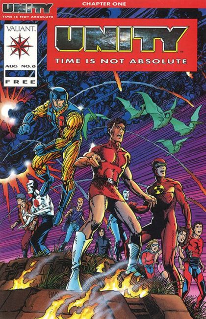 Unity Unity - Part 1: Ends Of The Earth |  Issue#0B | Year:1992 | Series:  | Pub: Valiant Entertainment | Cvr B Red Var Windsor-Smith