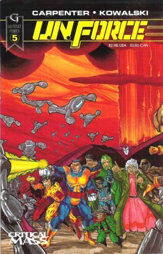 U.N. Force Part One: Critical Mass |  Issue#5 | Year:1993 | Series:  | Pub: Caliber Comics