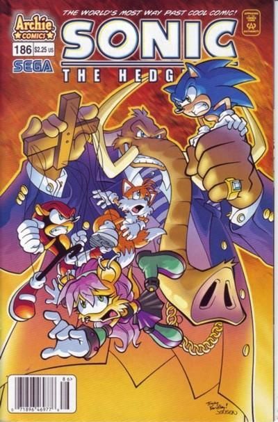 Sonic the Hedgehog, Vol. 2  |  Issue#186B | Year:2008 | Series: Sonic The Hedgehog | Pub: Archie Comic Publications | Newsstand Edition