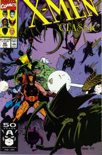 X-Men Classic Pursuit! |  Issue#60A | Year:1991 | Series: X-Men | Pub: Marvel Comics