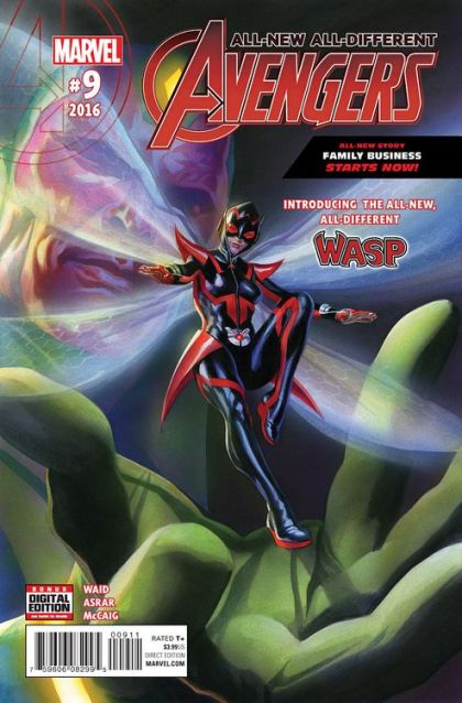 All-New, All-Different Avengers, Vol. 1  |  Issue#9A | Year:2016 | Series: Avengers | Pub: Marvel Comics | Alex Ross Regular Cover