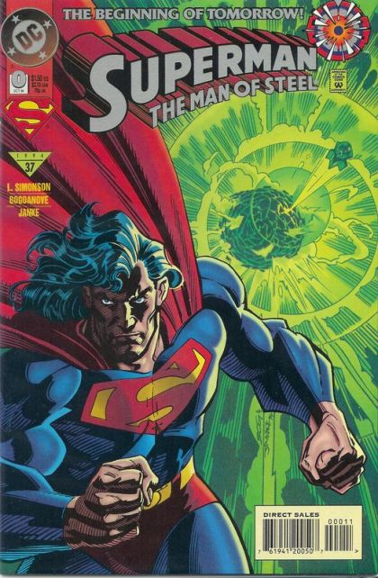 Superman: The Man of Steel Peer Pressure - Part 1: A Whole New World |  Issue#0A | Year:1994 | Series: Superman | Pub: DC Comics | Direct Edition