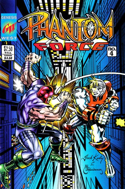 Phantom Force Whitestar vs. Darkfire II |  Issue#4 | Year:1994 | Series:  | Pub: Genesis West Comics |