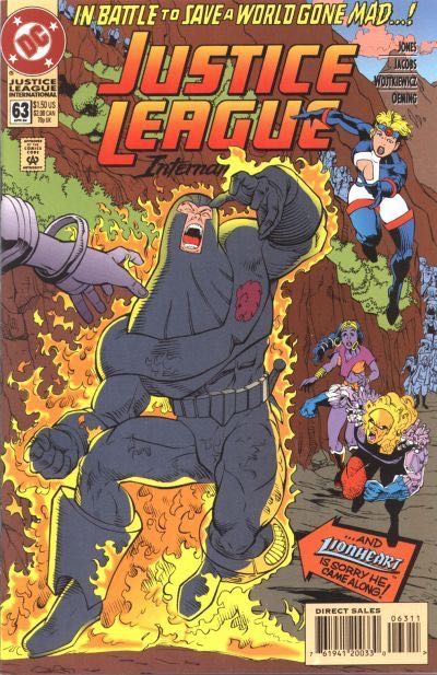 Justice League Europe / International Visions of Death |  Issue#63A | Year:1994 | Series: JLA | Pub: DC Comics | Direct Edition