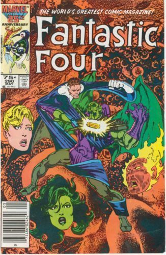 Fantastic Four, Vol. 1 Risk |  Issue#290B | Year:1986 | Series: Fantastic Four | Pub: Marvel Comics | Newsstand Edition