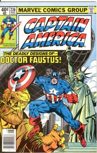 Captain America, Vol. 1 Death Dive! |  Issue#236B | Year:1979 | Series: Captain America | Pub: Marvel Comics | Newsstand Edition