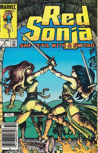 Red Sonja, Vol. 3 Blood Debt! |  Issue#2B | Year:1983 | Series: Red Sonja | Pub: Marvel Comics | Newsstand Edition