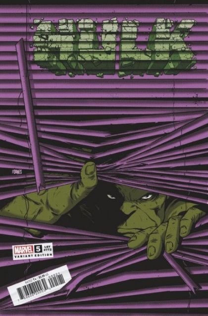 Hulk, Vol. 4 Smashtronaut, Smashtronaut!, Part Five |  Issue#5B | Year:2022 | Series: Hulk | Pub: Marvel Comics | Jorge Fornes Windowshades Variant