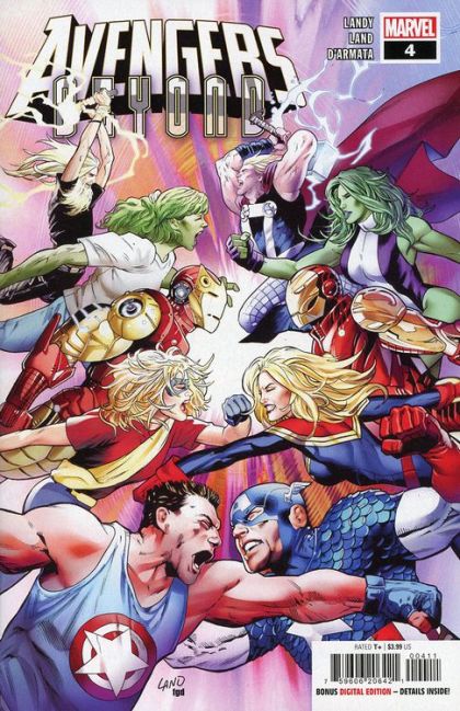 Avengers Beyond  |  Issue#4 | Year:2023 | Series:  | Pub: Marvel Comics | Greg Land Regular