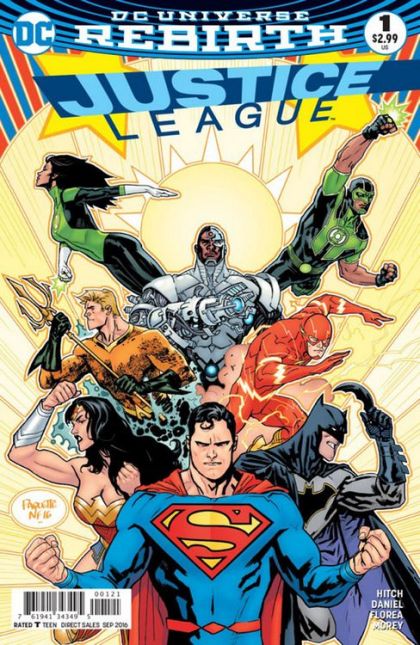 Justice League, Vol. 2 The Extinction Machines, Fear The Reaper |  Issue#1B | Year:2016 | Series: Justice League | Pub: DC Comics | Yanick Paquette Variant Cover