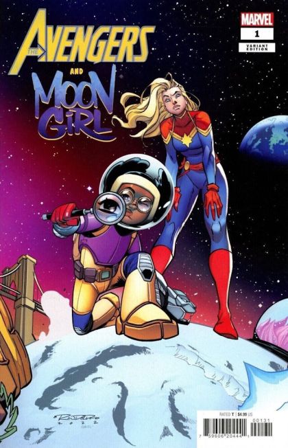 The Avengers and Moon Girl  |  Issue#1C | Year:2022 | Series:  | Pub: Marvel Comics | Khary Randolph Connecting Variant