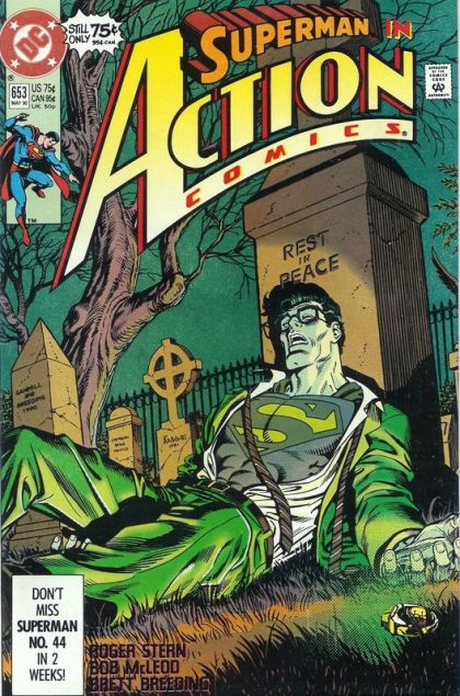 Action Comics, Vol. 1 Love and Death |  Issue#653A | Year:1990 | Series:  | Pub: DC Comics | Direct Edition