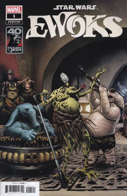 Star Wars: Return of the Jedi - Ewoks The Woklings' Tale / Paploo's Tale / Peekpa's Tale |  Issue#1B | Year:2023 | Series: Star Wars | Pub: Marvel Comics | Lee Garbett Connecting Variant