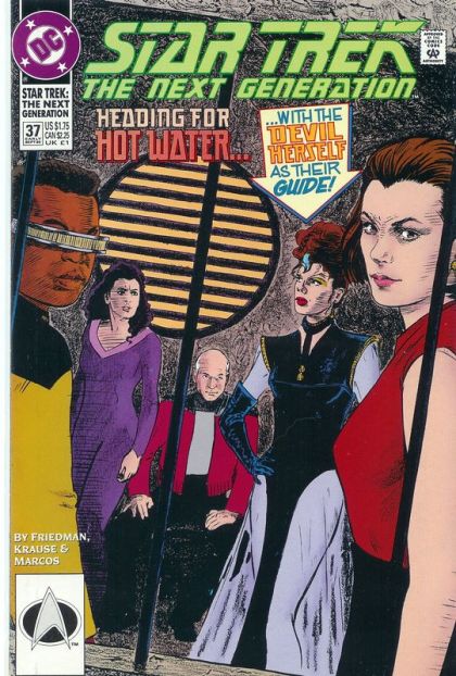 Star Trek: The Next Generation, Vol. 2 Consorting With The Devil |  Issue#37A | Year:1992 | Series: Star Trek | Pub: DC Comics | Direct Edition