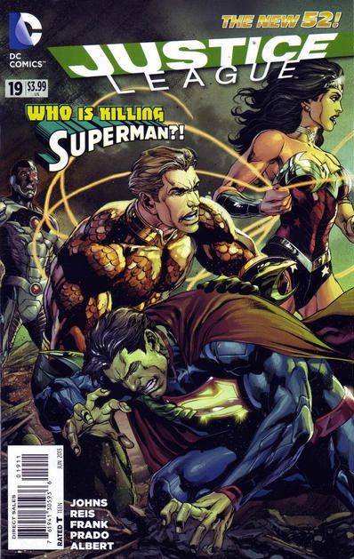 Justice League, Vol. 1 Prologue to Trinity War, Chapter One: War Games / Shazam!, Chapter 11 |  Issue#19A | Year:2013 | Series: Justice League | Pub: DC Comics | Ivan Reis Regular Cover