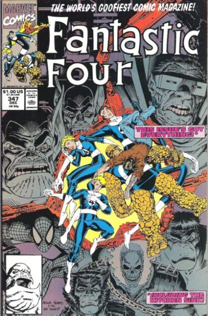 Fantastic Four, Vol. 1 Big Trouble On Little Earth! |  Issue#347A | Year:1990 | Series: Fantastic Four | Pub: Marvel Comics | Direct Edition