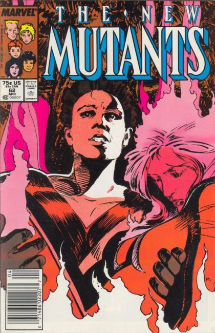 New Mutants, Vol. 1 To Build a Fire |  Issue#62B | Year:1987 | Series: New Mutants | Pub: Marvel Comics | Newsstand Edition