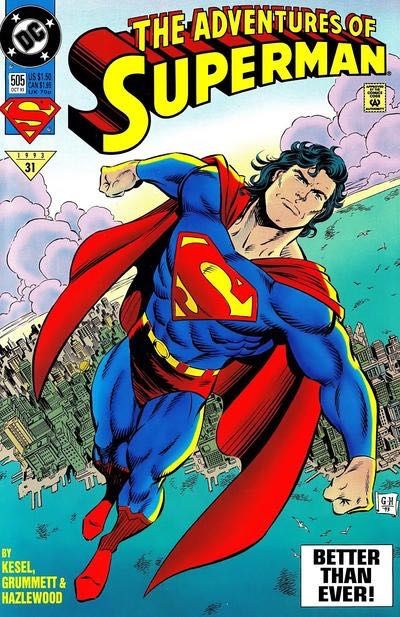 The Adventures of Superman Reign Of The Superman |  Issue#505A | Year:1993 | Series: Superman | Pub: DC Comics | Direct Edition