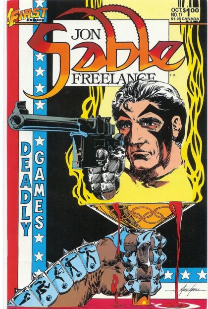 Jon Sable, Freelance Deadly Games part 1 |  Issue#17 | Year:1984 | Series: Jon Sable | Pub: First Comics |