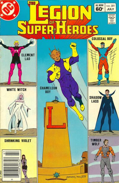 Legion of Super-Heroes, Vol. 2 Different Paths, Different Dooms |  Issue#301B | Year:1983 | Series: Legion of Super-Heroes | Pub: DC Comics | Newsstand Edition